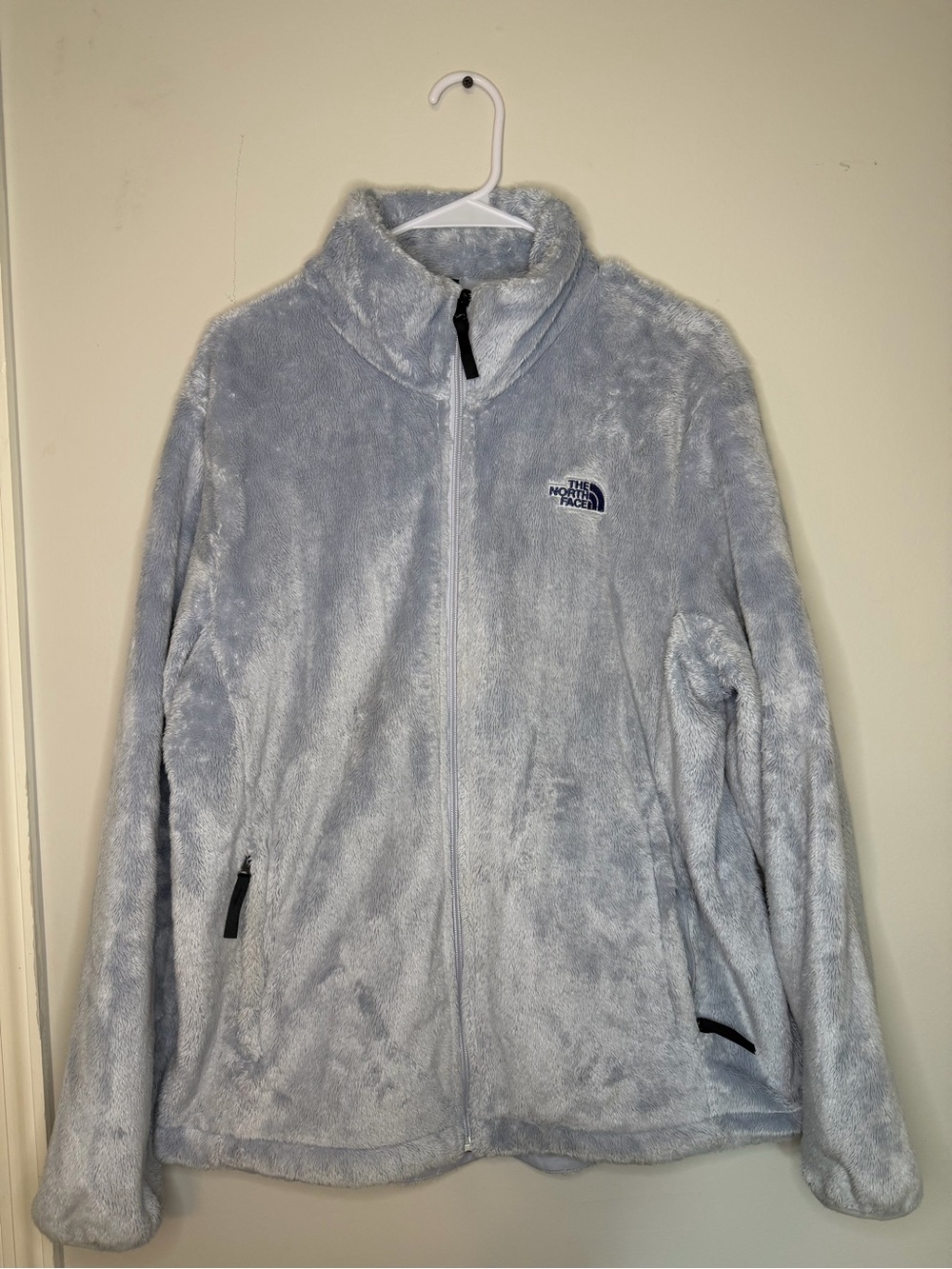 The North Face Women's Light Blue Plush Fleece Jacket